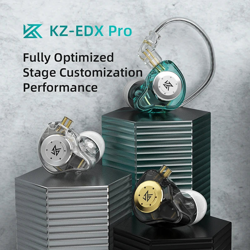 OrionSound KZ Pro — Fone In-Ear HiFi com Graves Potentes e Cancelamento de Ruído