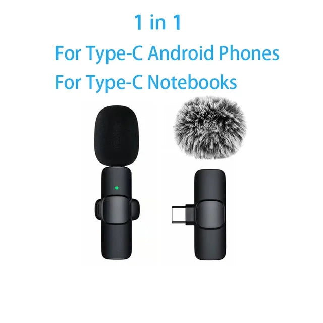OrionMic Pro — Microfone Sem Fio para iPhone e Android
