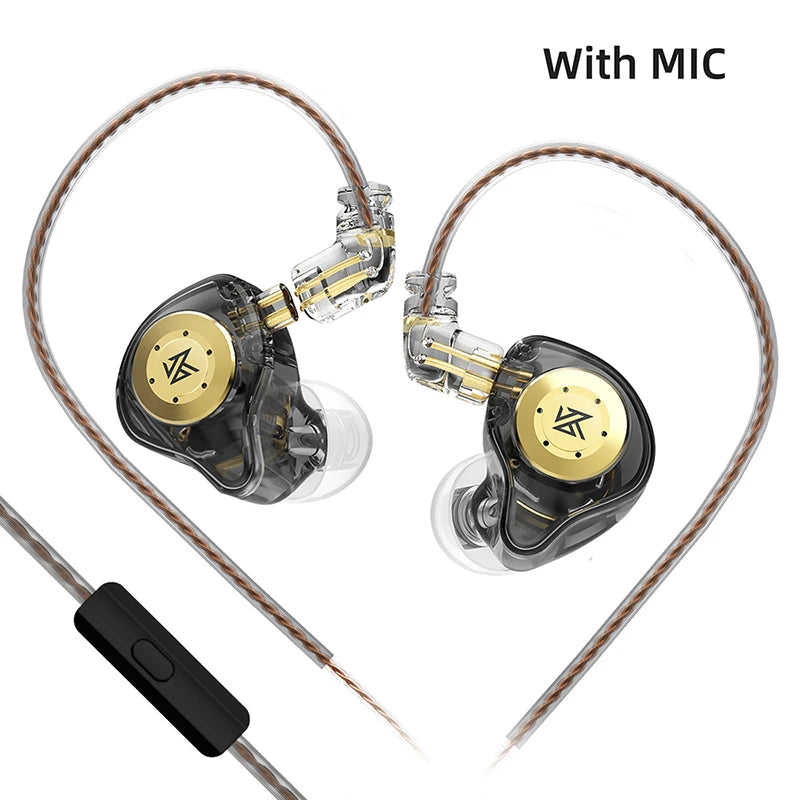 OrionSound KZ Pro — Fone In-Ear HiFi com Graves Potentes e Cancelamento de Ruído
