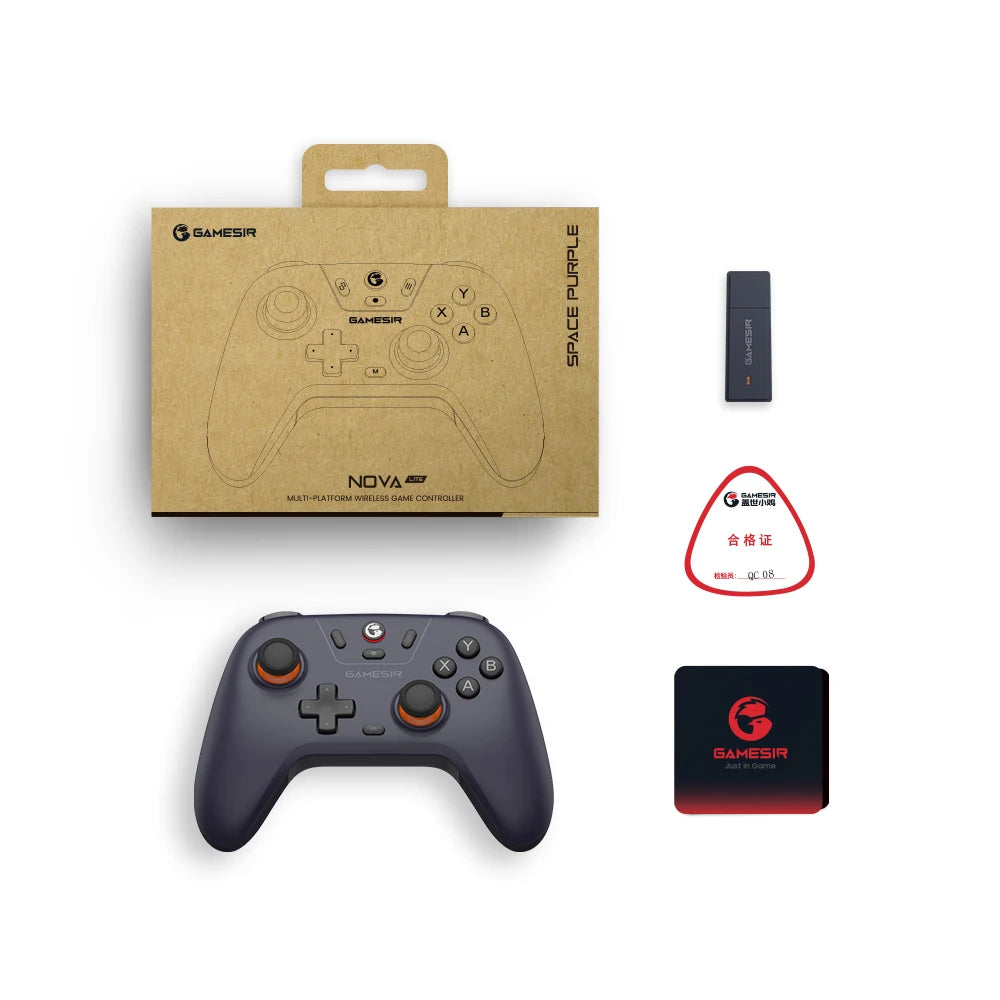 Gamer GameSir Nova Lite para Nintendo Switch, iPhone e Android com Hall Effect Gamepad para Celular