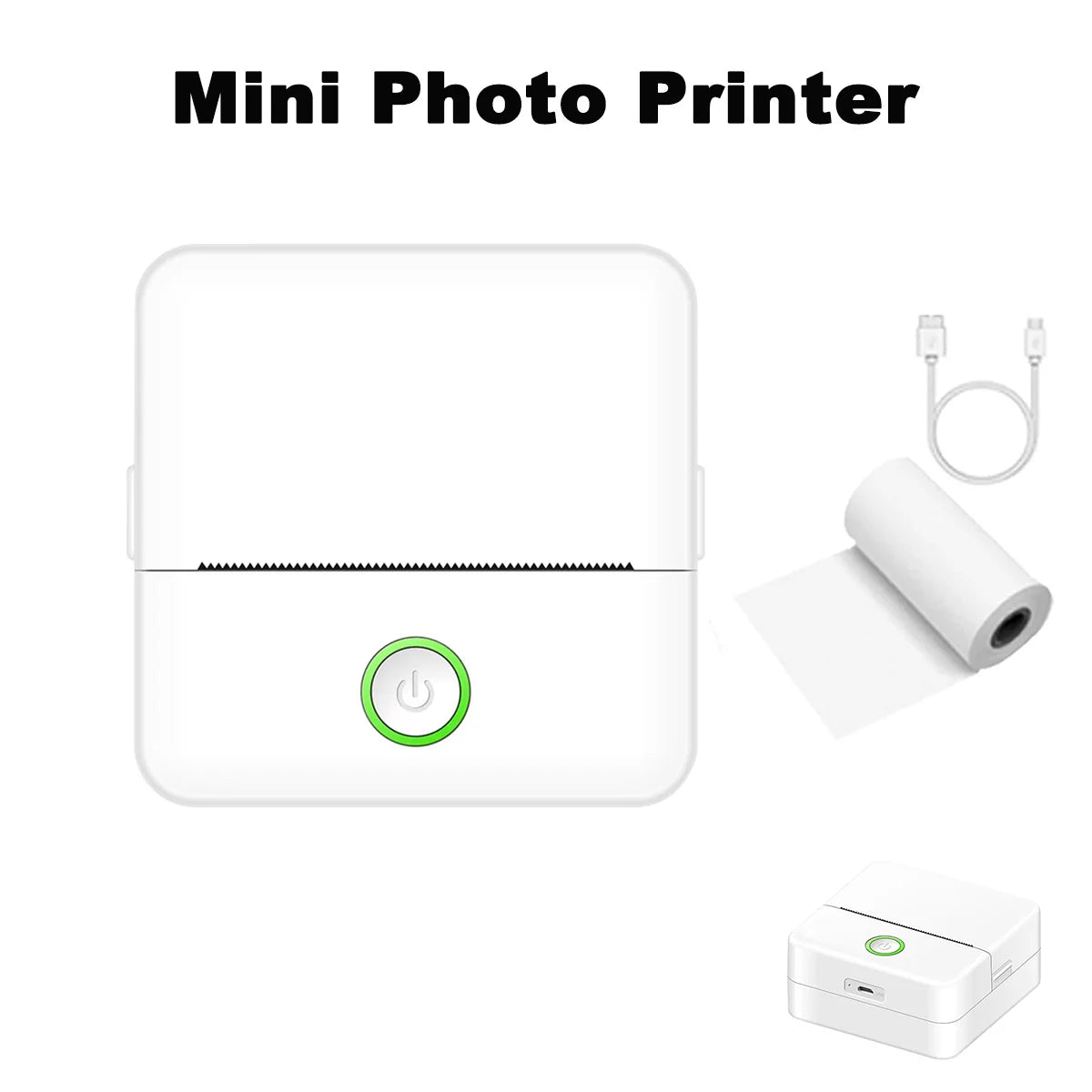 OrionPrint Mini — Mini Impressora Térmica Portátil Bluetooth sem Tinta