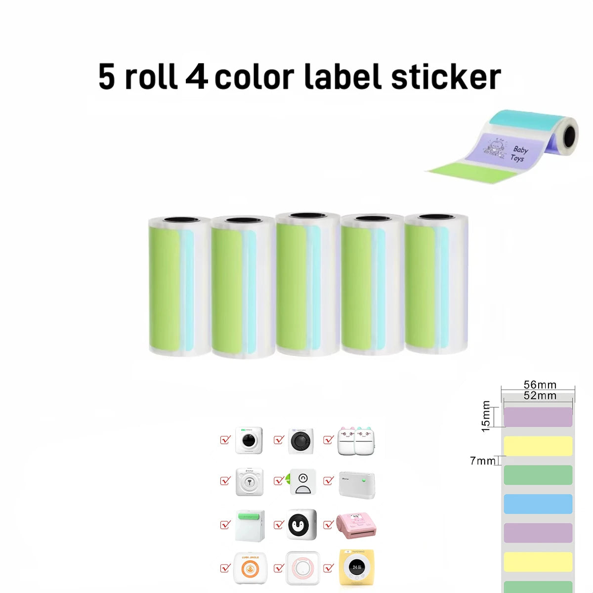 OrionPrint Mini — Mini Impressora Térmica Portátil Bluetooth sem Tinta