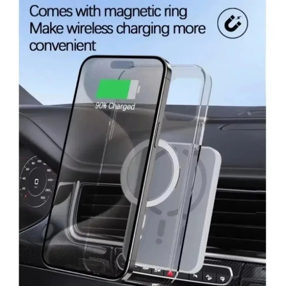 OrionCharge Drive — Carregador Veicular Magnético sem Fio para iPhone MagSafe