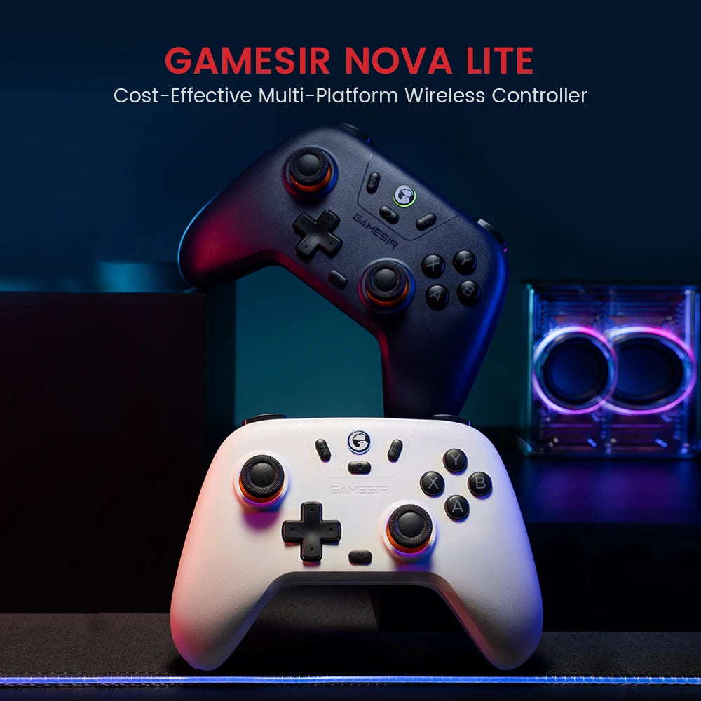 Gamer GameSir Nova Lite para Nintendo Switch, iPhone e Android com Hall Effect Gamepad para Celular