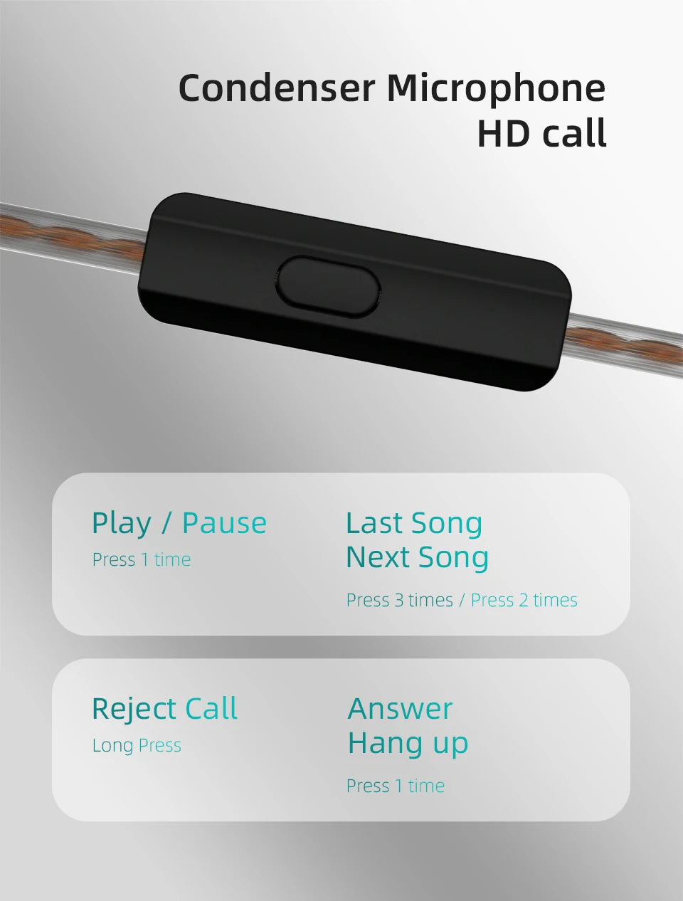 OrionSound KZ Pro — Fone In-Ear HiFi com Graves Potentes e Cancelamento de Ruído