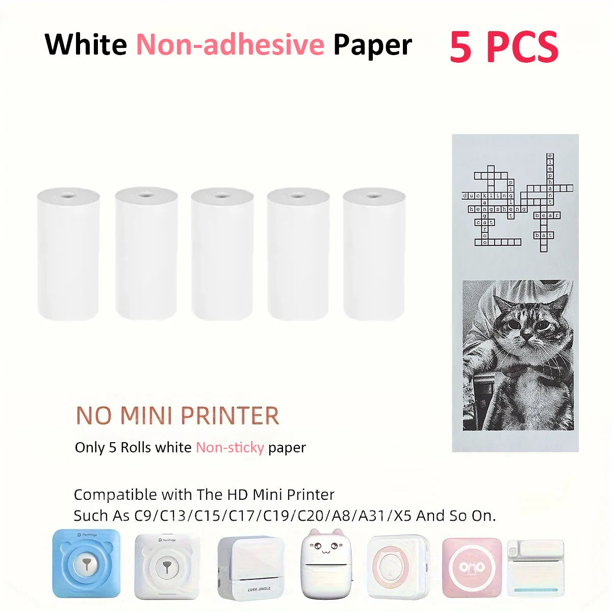 OrionPrint Mini — Mini Impressora Térmica Portátil Bluetooth sem Tinta