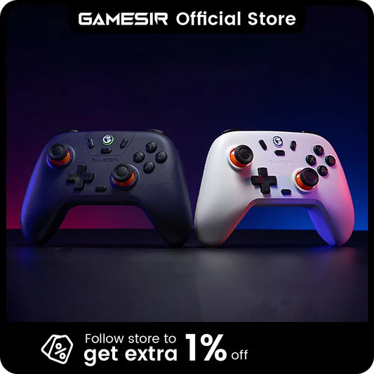 Gamer GameSir Nova Lite para Nintendo Switch, iPhone e Android com Hall Effect Gamepad para Celular