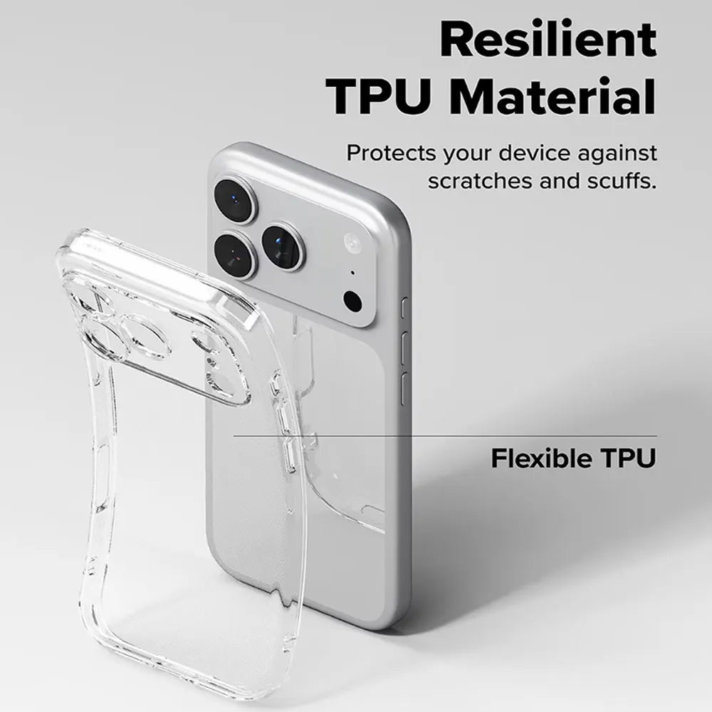 Capa Transparente Premium Ultra Fina para iPhone 11 ao 17 Pro Max | Silicone TPU Anti-Impacto