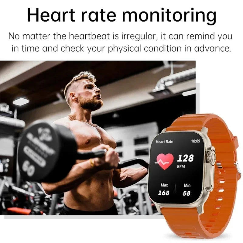 Smartwatch OrionFit Pro Bluetooth com Chamadas, Monitor Cardíaco e Notificações para Android e iPhone