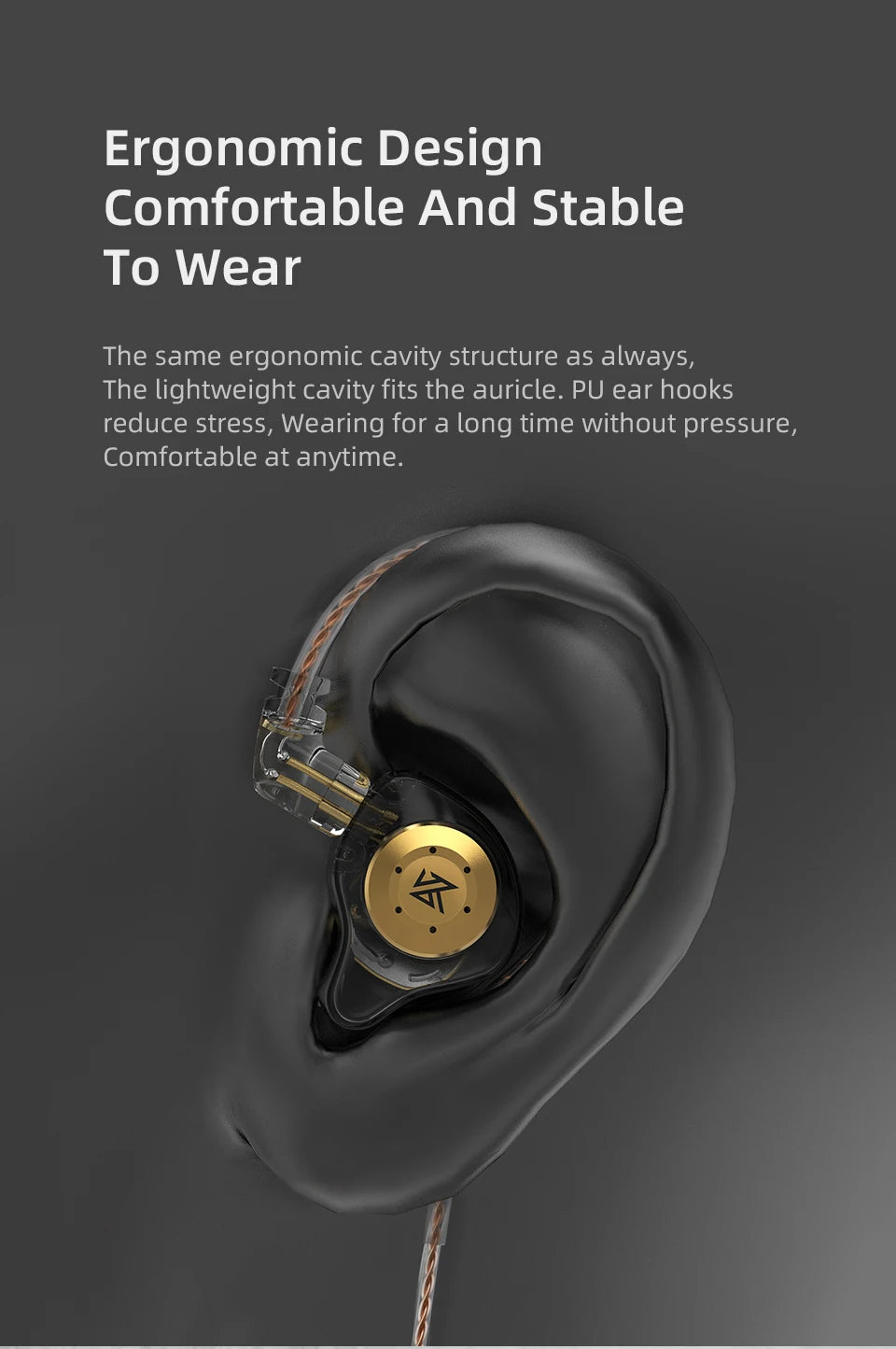 OrionSound KZ Pro — Fone In-Ear HiFi com Graves Potentes e Cancelamento de Ruído