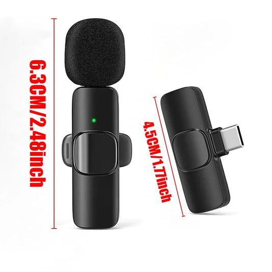 OrionMic Pro — Microfone Sem Fio para iPhone e Android