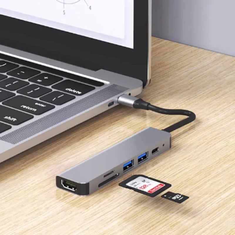OrionHub Pro — Hub USB-C 4K HDMI com USB 3.0, USB 2.0 e Carregamento PD