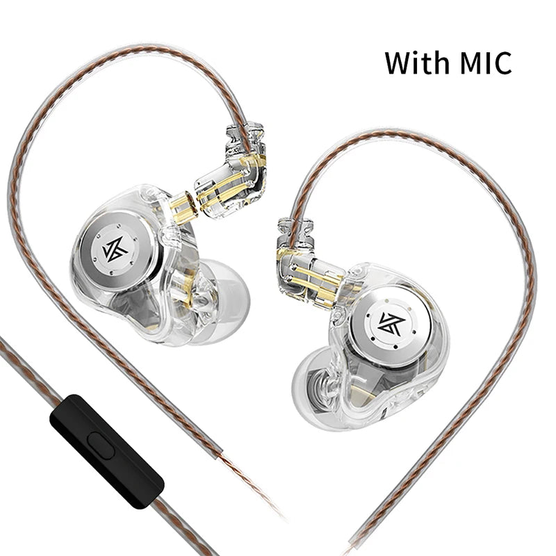 OrionSound KZ Pro — Fone In-Ear HiFi com Graves Potentes e Cancelamento de Ruído