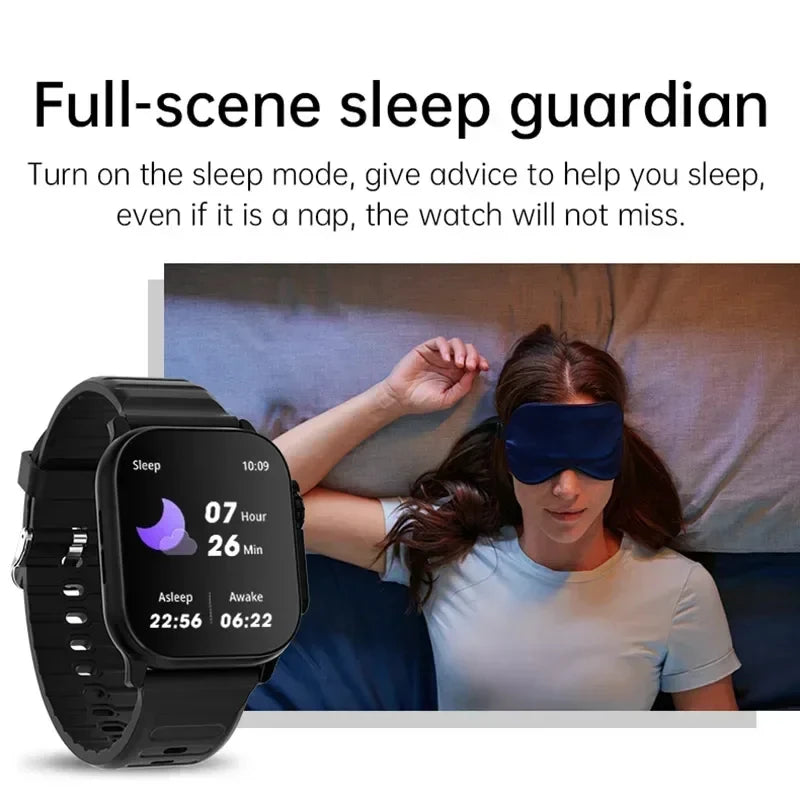 Smartwatch OrionFit Pro Bluetooth com Chamadas, Monitor Cardíaco e Notificações para Android e iPhone