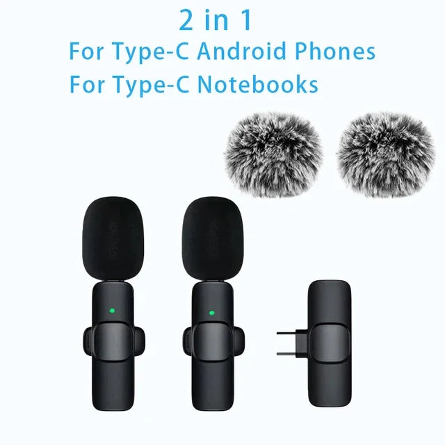 OrionMic Pro — Microfone Sem Fio para iPhone e Android